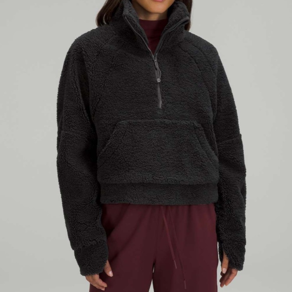 Lululemon‎ | Scuba Oversized Fleece Funnel Neck (Black) - Picture 2 of 8
